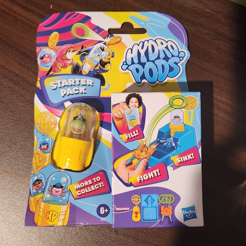 Hydro Pods Pirates Starter Pack Water Figure Toys Brand New
